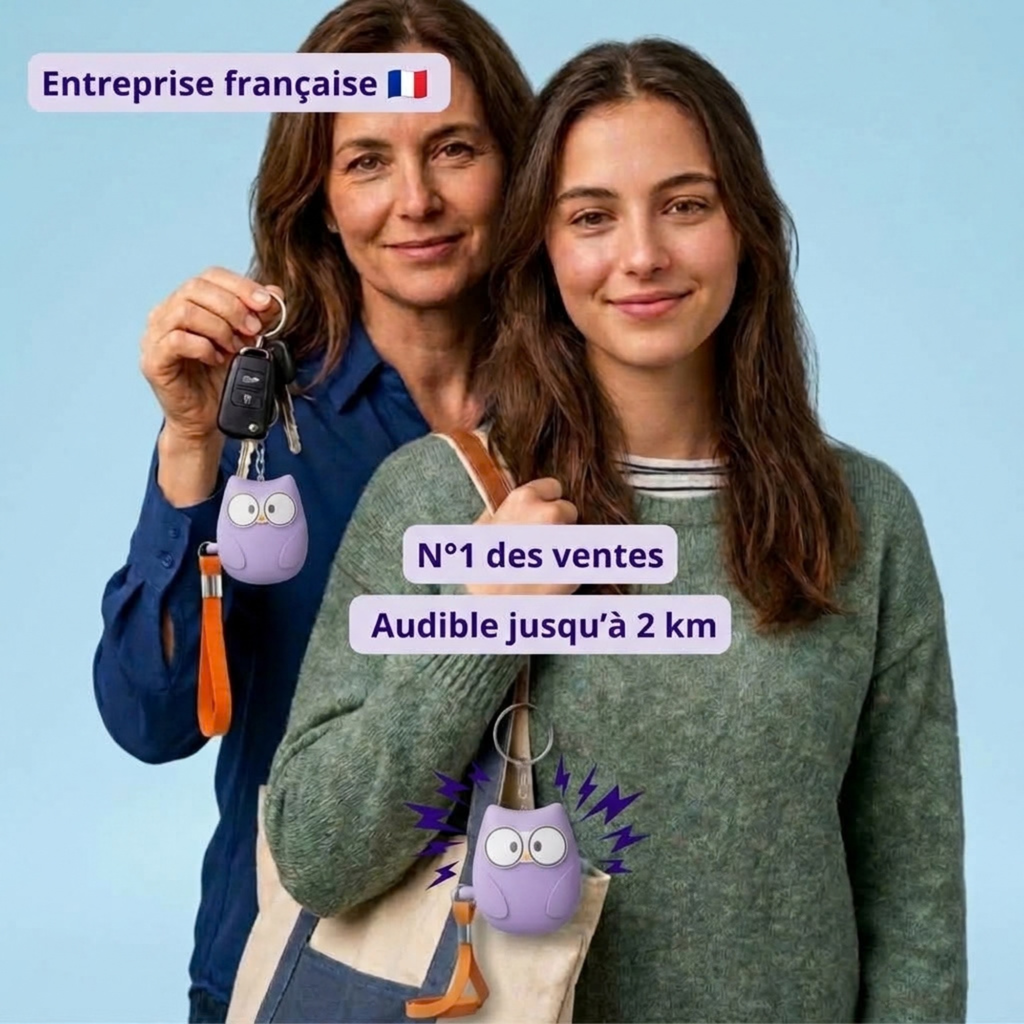 HerGuard - Alarme sonore en porte clés